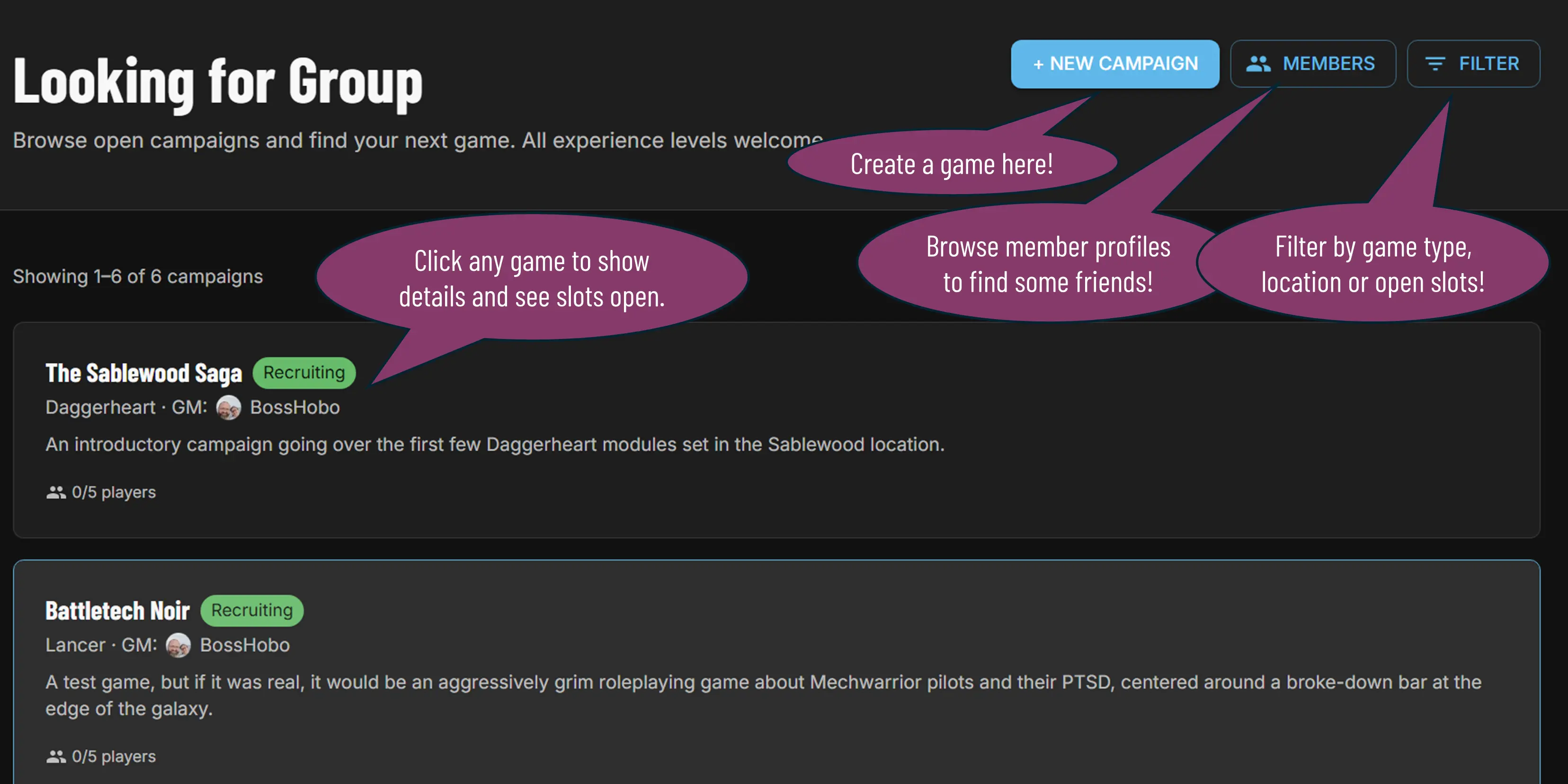 LFG Guide